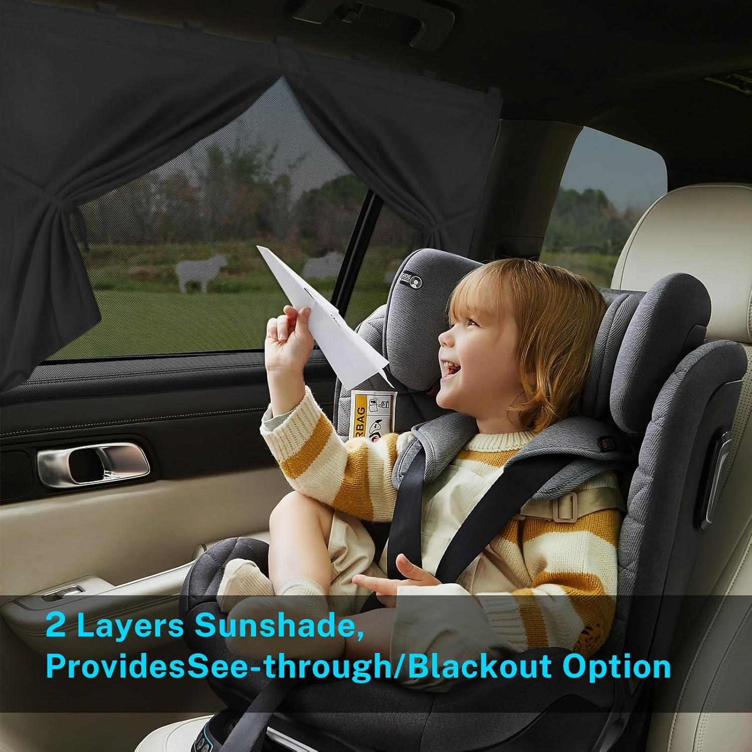 Sombrilla Solar Magnética Doble Capa VVAYHUA 68.6x50.8cm