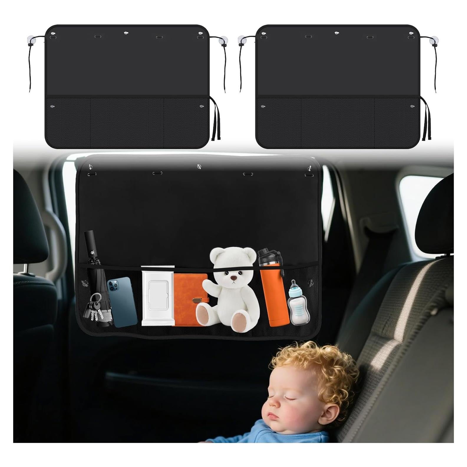 Cortina de Ventana Trasera para Bebé KIFIDAN - 2 Piezas con Ventosas