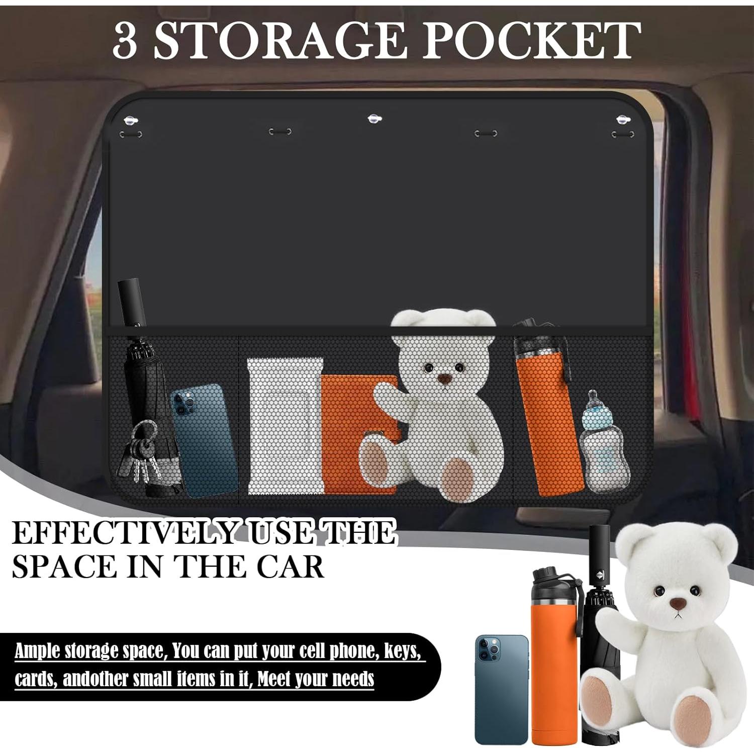 Cortina de Ventana Trasera para Bebé KIFIDAN - 2 Piezas con Ventosas