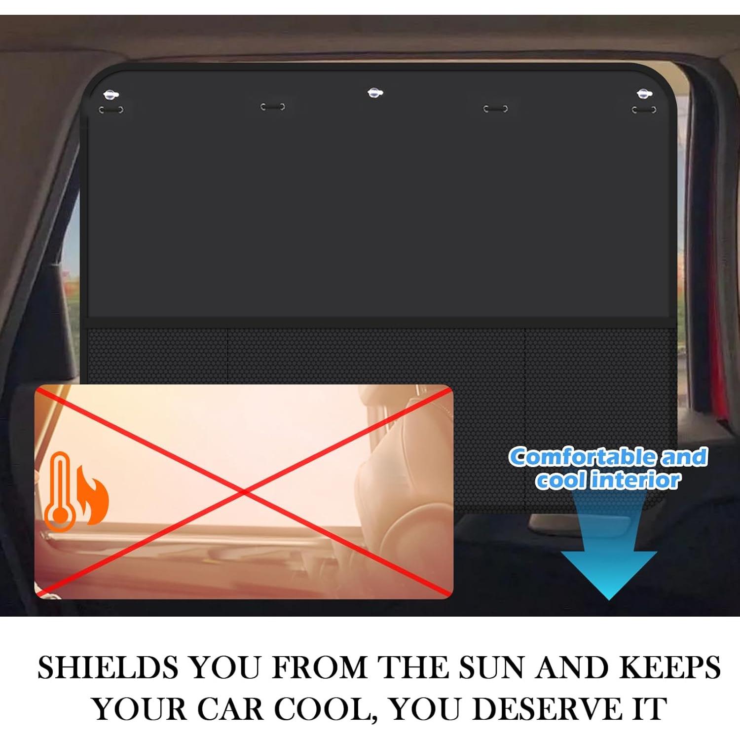 Cortina de Ventana Trasera para Bebé KIFIDAN - 2 Piezas con Ventosas