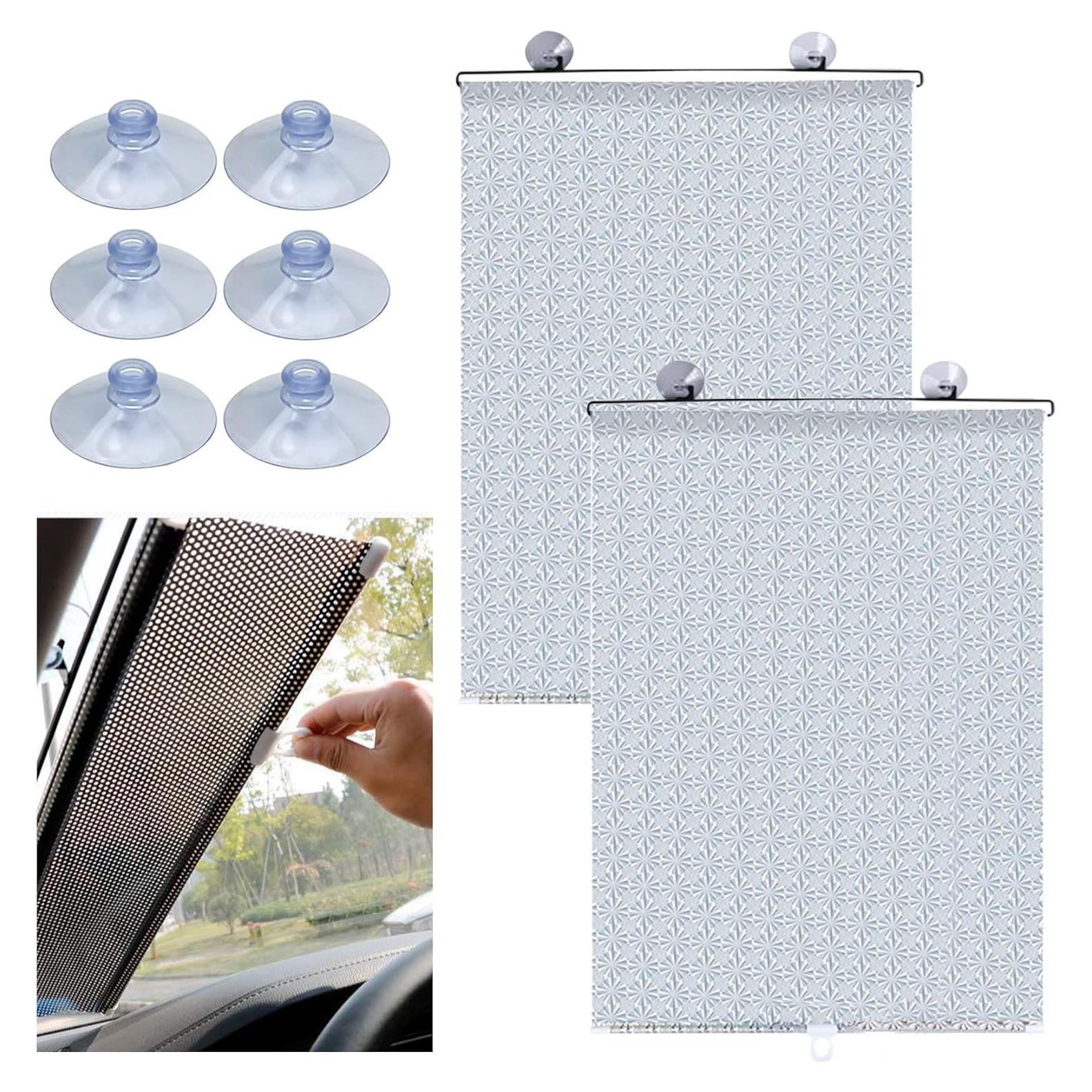 Sombrilla Solar Retráctil XUANFLY para Ventanas de Auto 39.9x15.7cm