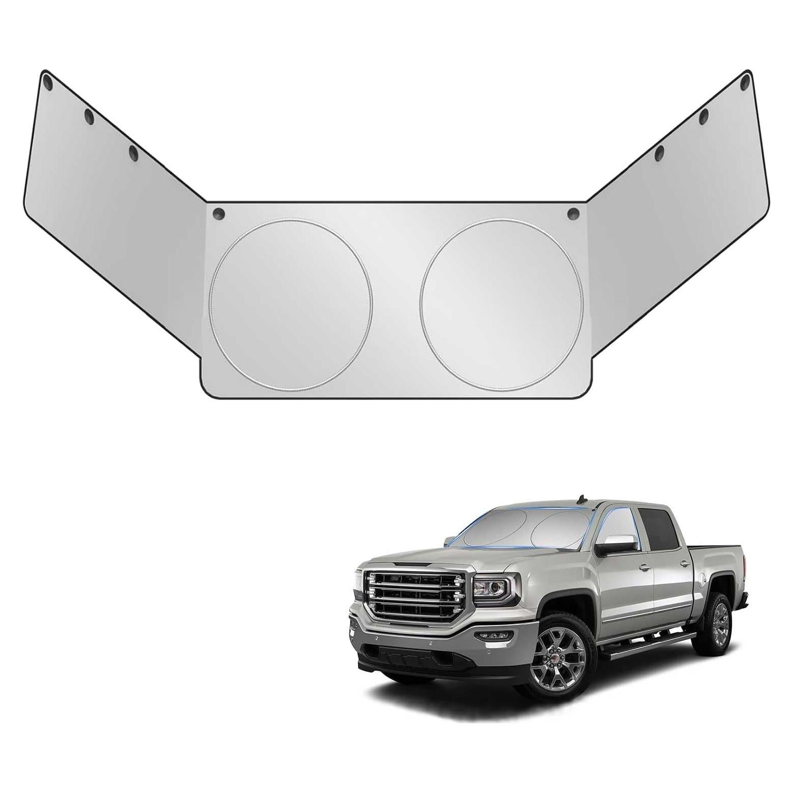 Protector Solar para Parabrisas InfLuvRealm Grande - Bloquea Rayos UV