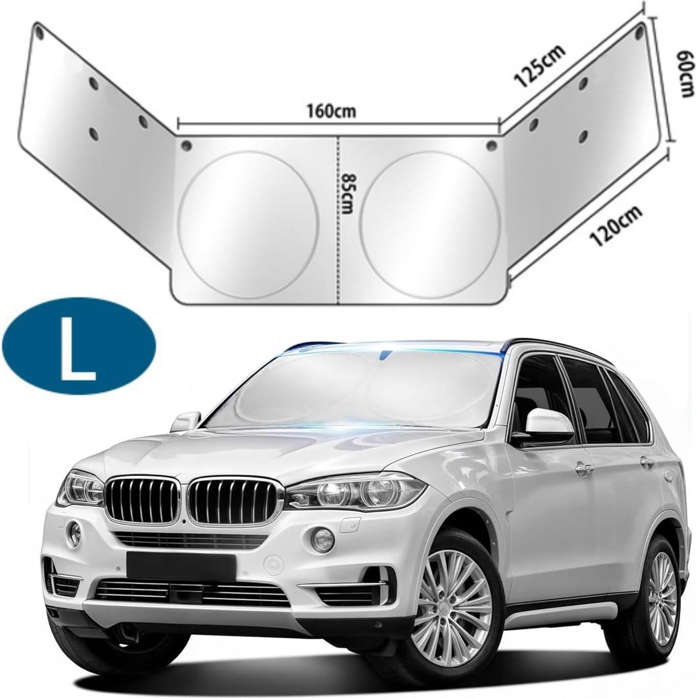 Protector Solar para Parabrisas InfLuvRealm Grande - Bloquea Rayos UV