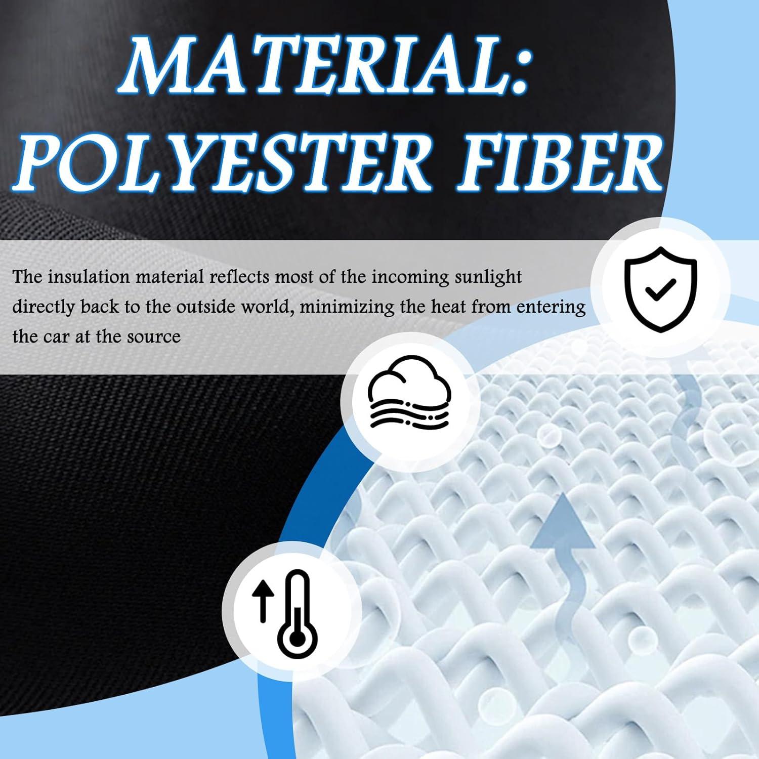 Cortinas Solares para Ventanas Traseras de Coche Figpade 69x50 cm