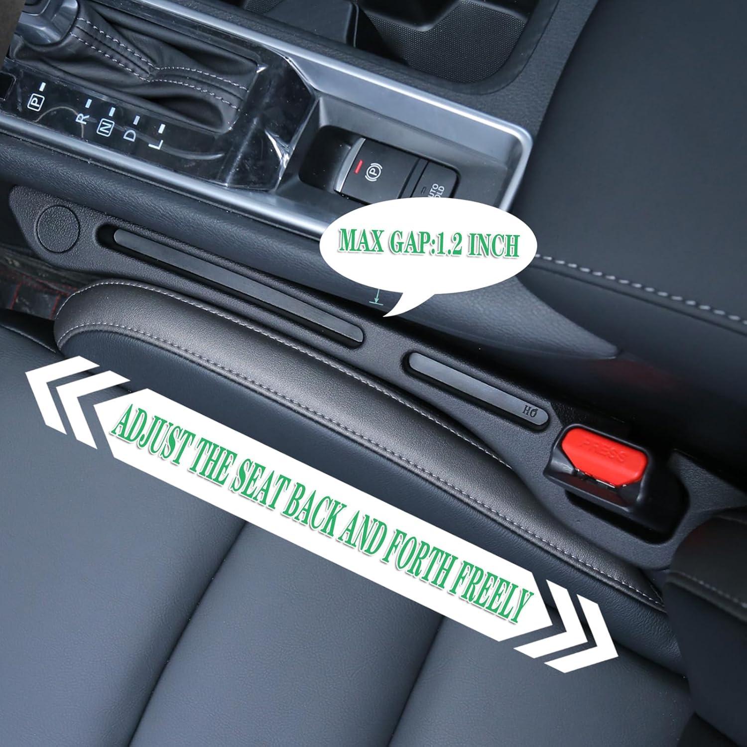 Relleno Espacio entre Asientos Coche C COMCROSFLY Negro