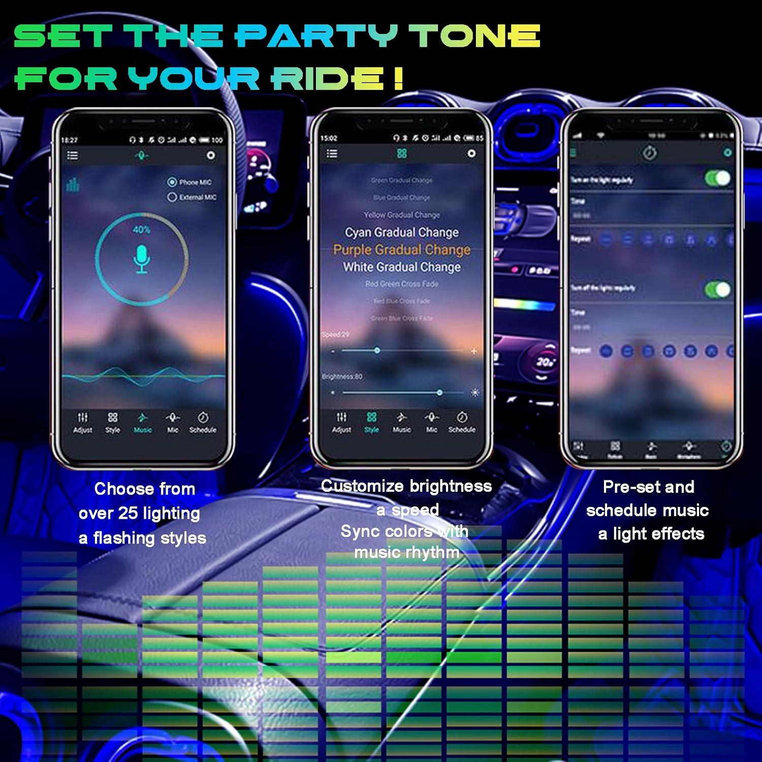 Organizador de Espacio entre Asientos xiaoniu con LED y Carga USB