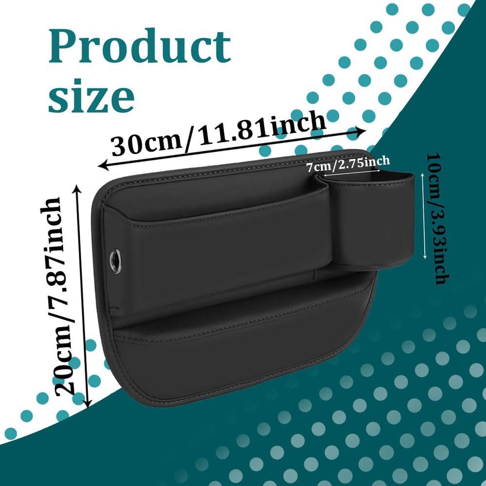 Organizador de Espacio entre Asientos PACLVIO con Soporte para Vaso