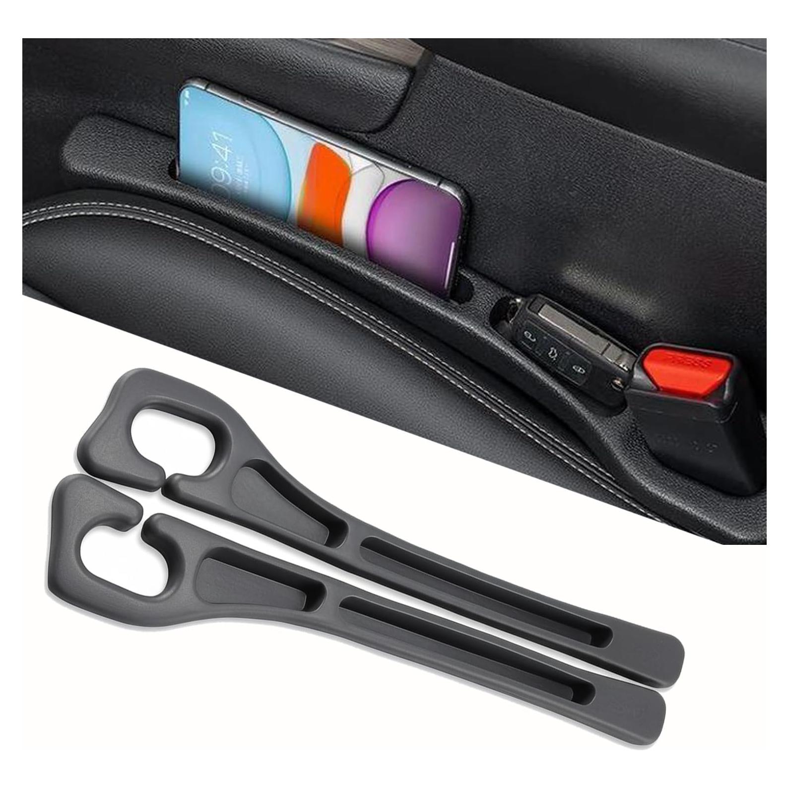 Relleno Organizador Espacio Asientos Auto Orvifuly Negro 2PCS