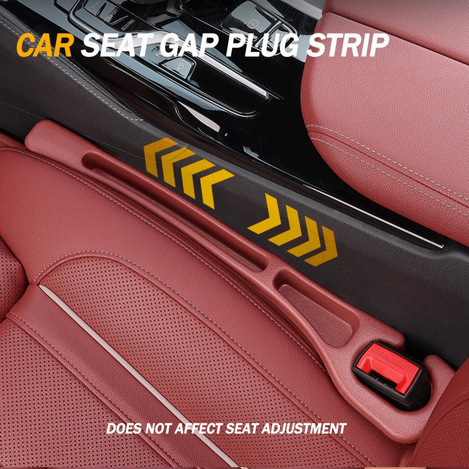 Relleno Organizador Espacio Asientos Auto Orvifuly Negro 2PCS