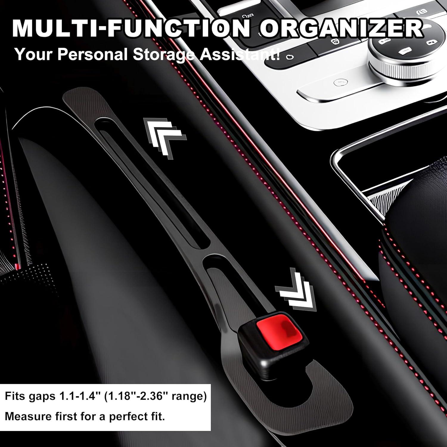 Relleno de Espacio entre Asientos Zecirl - 2 Pack Negro