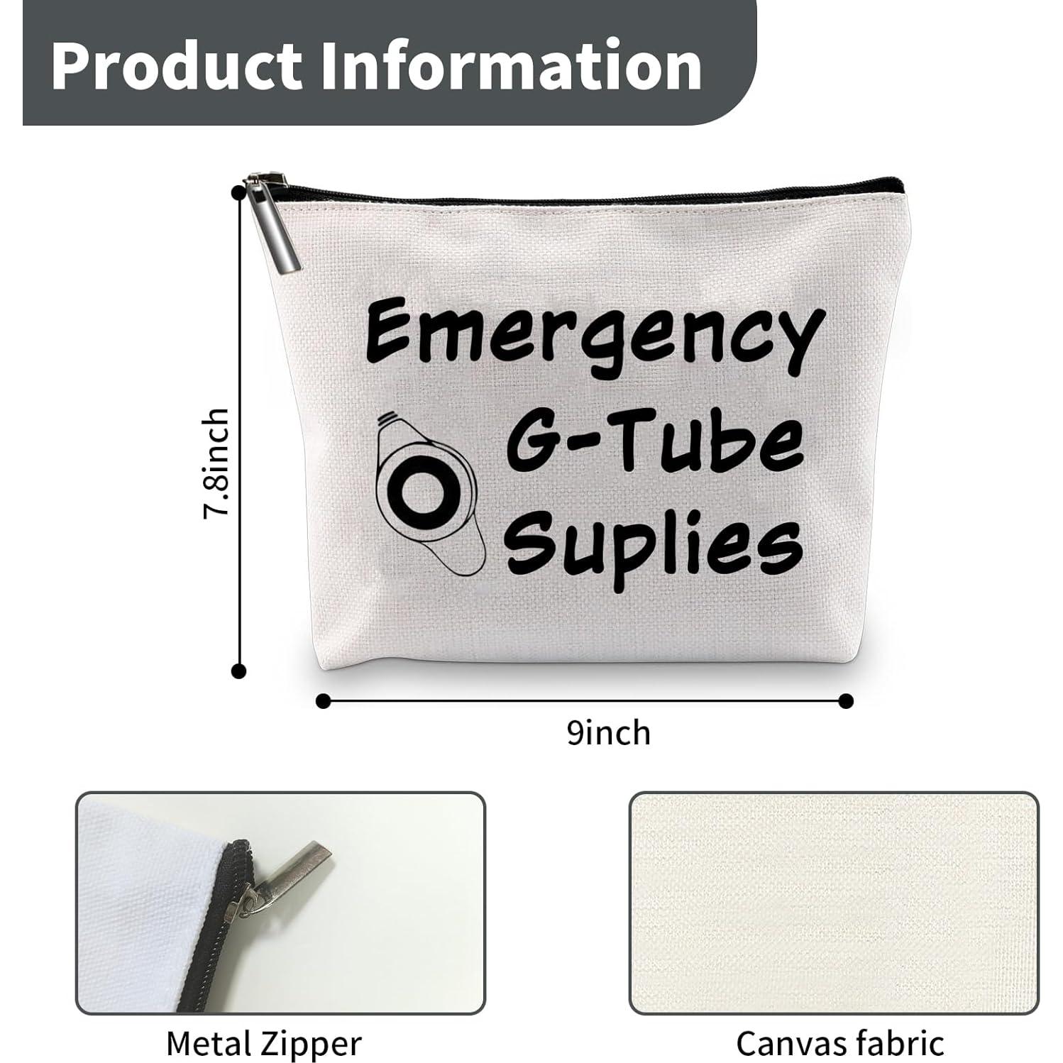 Bolsa Cosmética G Tube Lona 23x18 cm Ecológica y Práctica