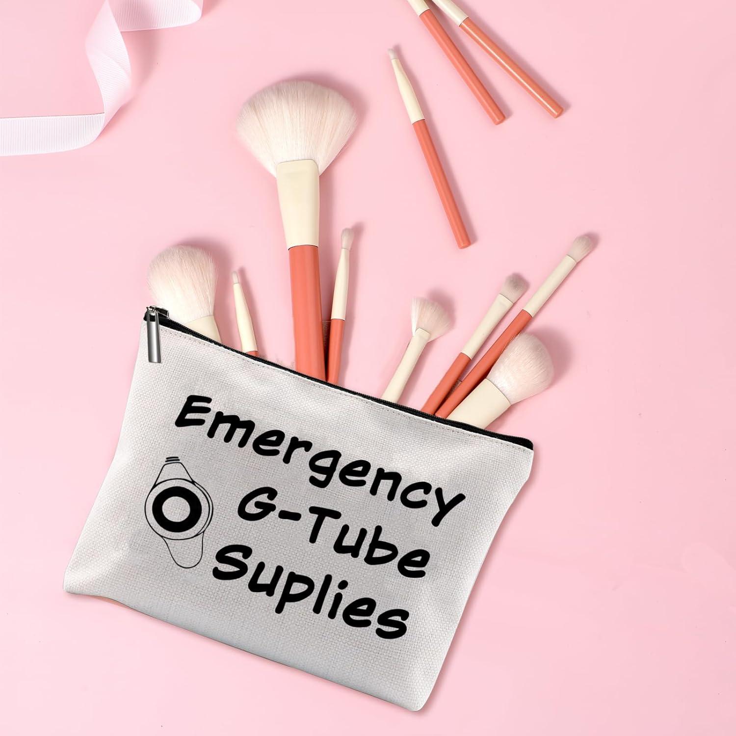 Bolsa Cosmética G Tube Lona 23x18 cm Ecológica y Práctica