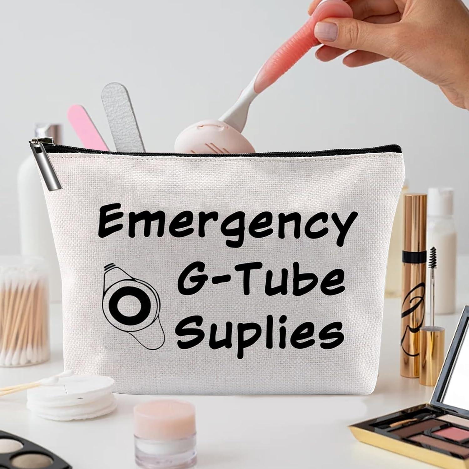 Bolsa Cosmética G Tube Lona 23x18 cm Ecológica y Práctica
