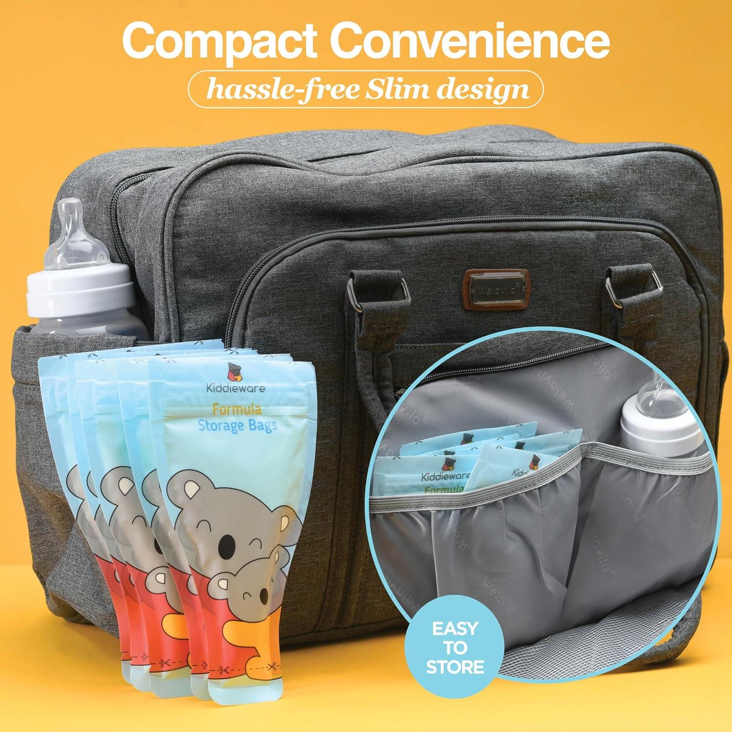 30 Bolsas de Almacenamiento de Fórmula Bebé FOBA001 - A Prueba de Fugas