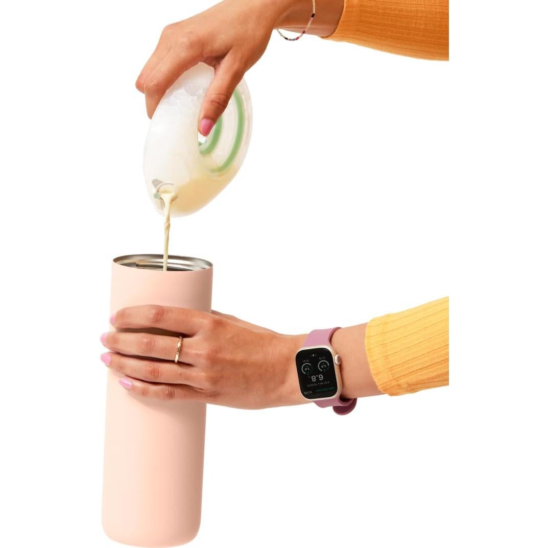 Enfriador de Leche Materna Willow Rosa 473ml Acero Inoxidable