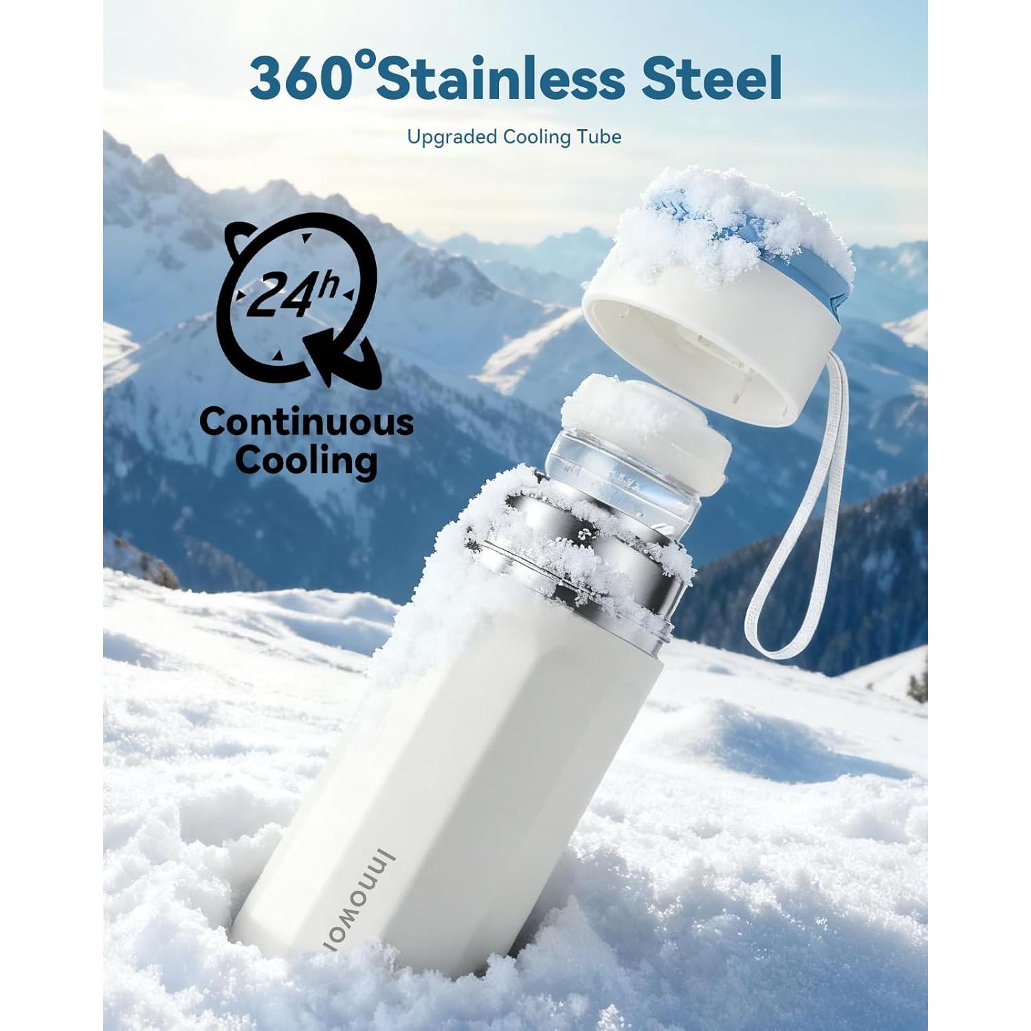 Enfriador de Leche Materna Portátil Innoworld 11oz Acero Inoxidable