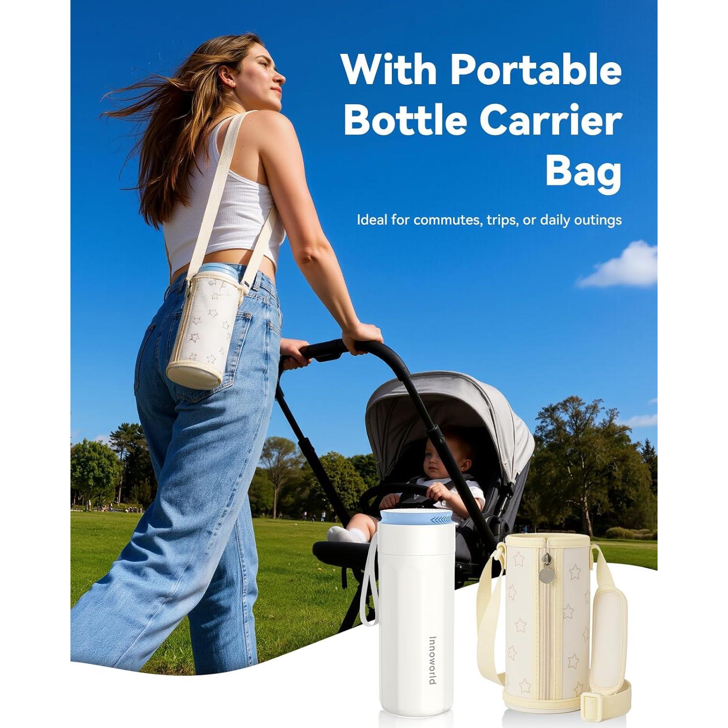 Enfriador de Leche Materna Portátil Innoworld 11oz Acero Inoxidable