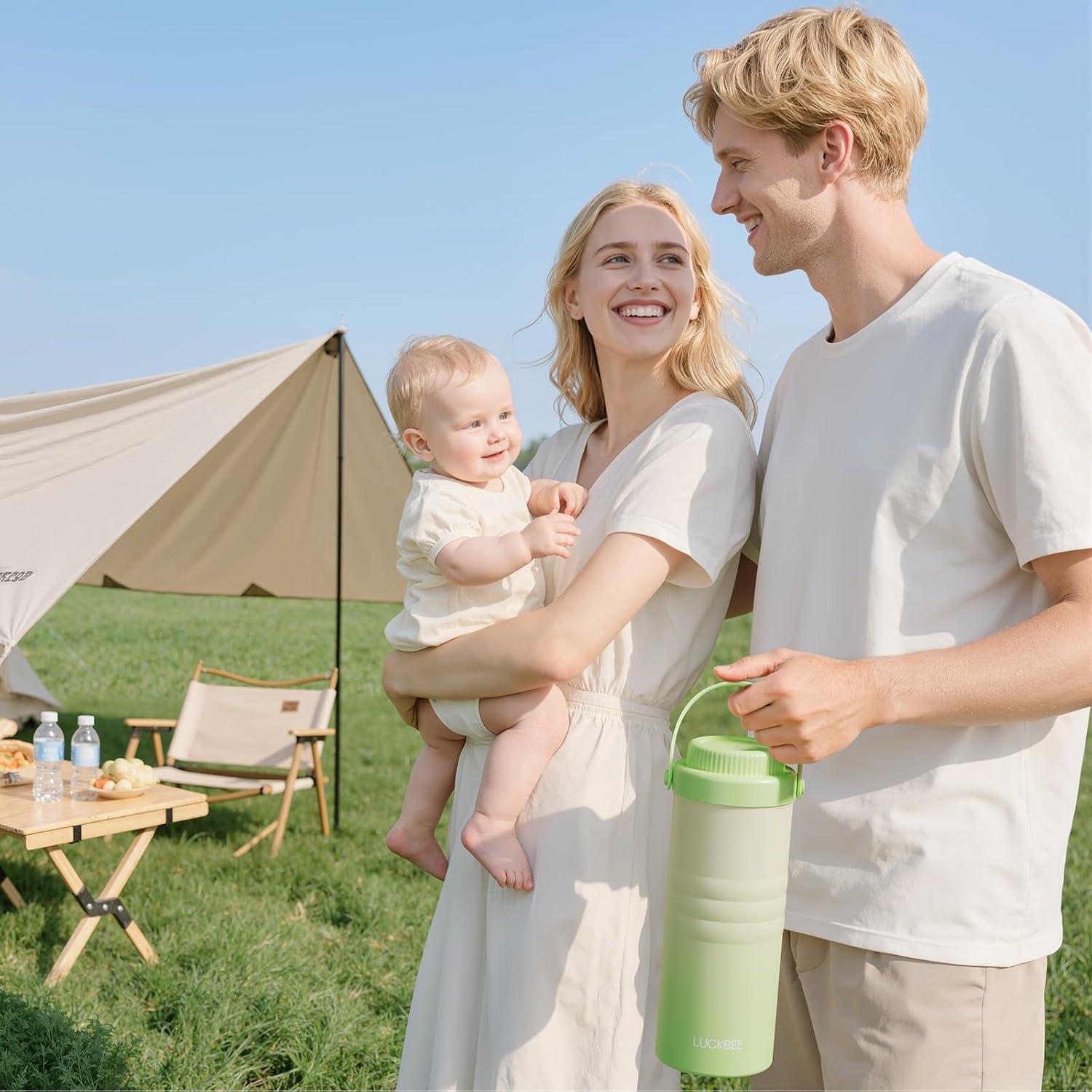 Enfriador de Leche Materna LUCKBEE MC001-G 16oz con LCD