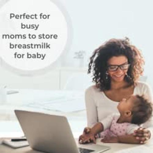 Bolsa Térmica Zomee para Leche Materna con 4 Biberones y Hielo