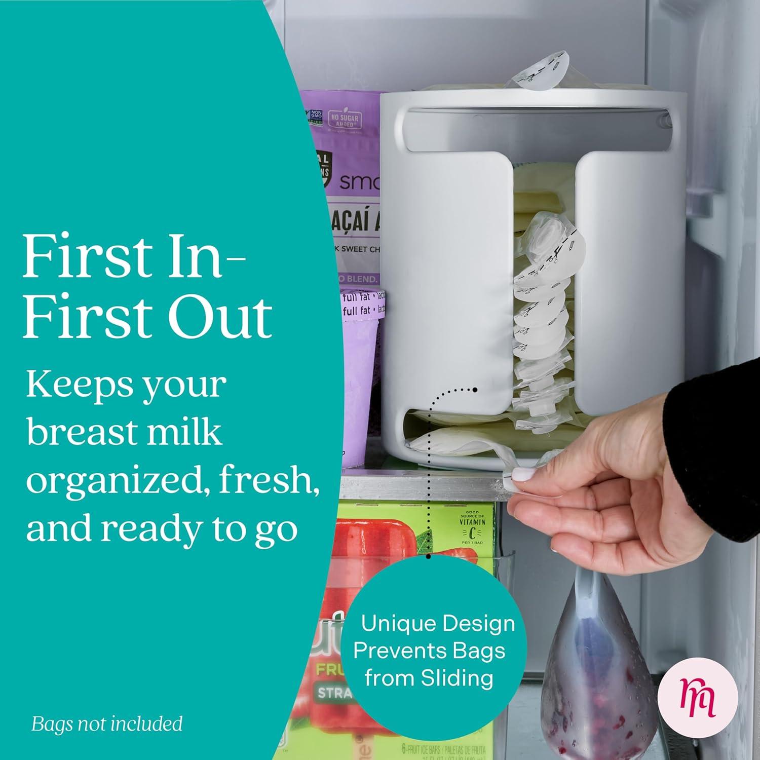 Organizador de Leche Materna en Congelador Nurse & Nourish - Almacena 16 Bolsas de 1.8L