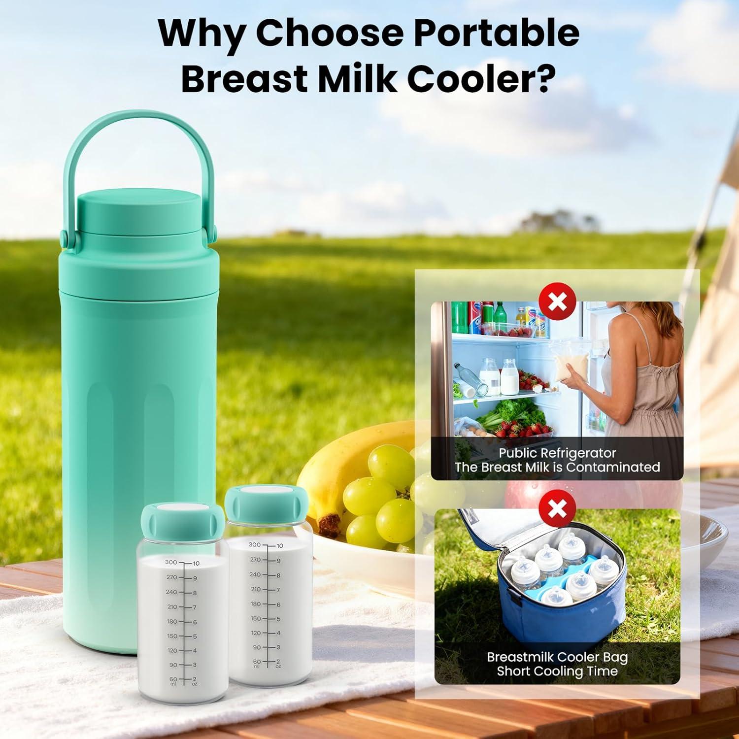 Enfriador de Leche Materna Portátil Yellnidd 650ml 24 Horas