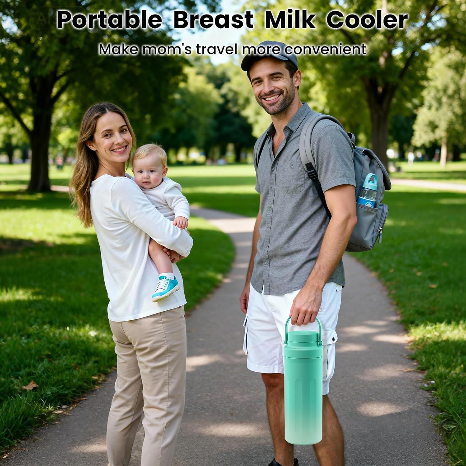 Enfriador de Leche Materna Portátil Yellnidd 650ml 24 Horas