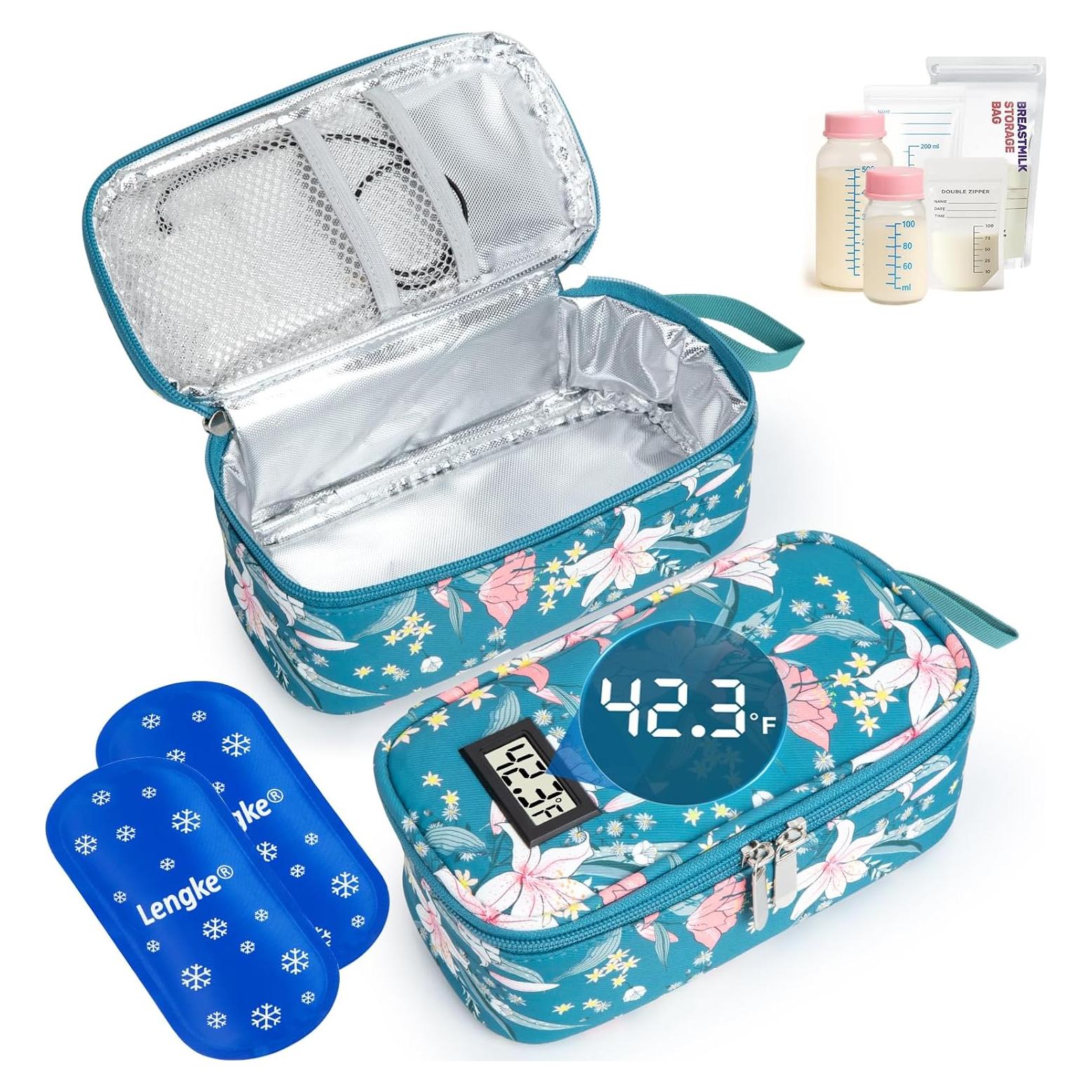 Bolsa de Viaje para Leche Materna DawnBox - 0.59kg, Pantalla Temperatura