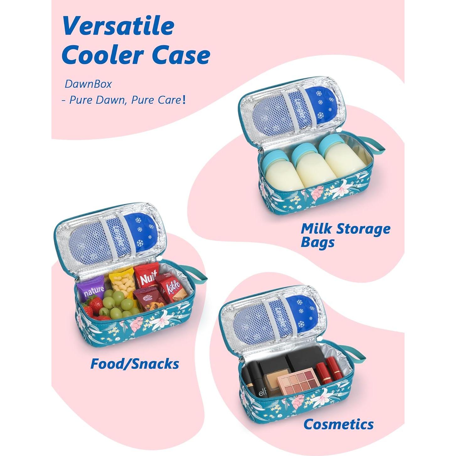 Bolsa de Viaje para Leche Materna DawnBox - 0.59kg, Pantalla Temperatura