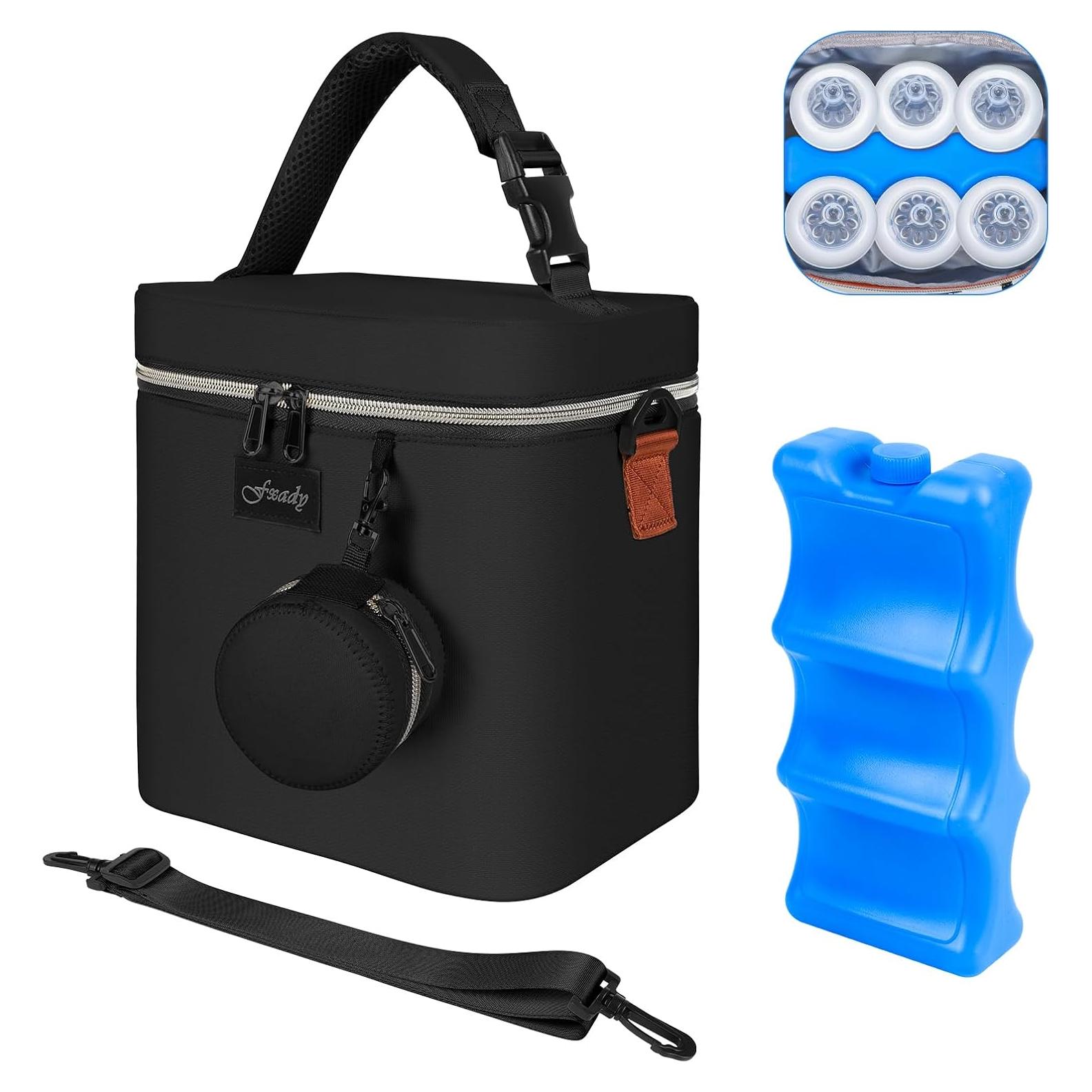 Bolsa Térmica para Leche Materna Fxady - 6 Biberones 266 ml