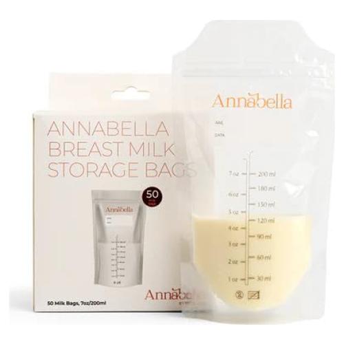 Bolsas de Almacenamiento de Leche Materna Annabella 50 Pcs 200 ml