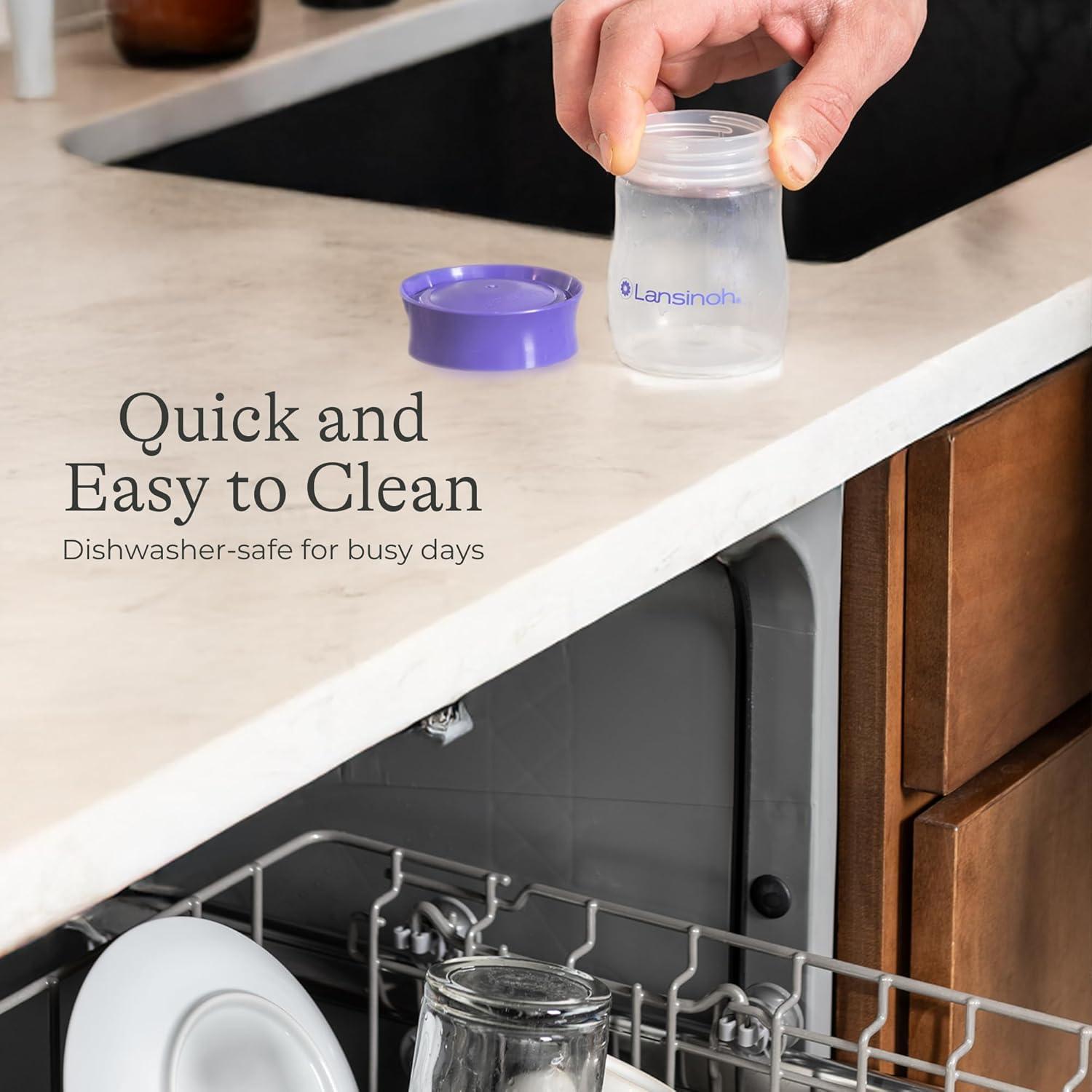 Botellas de Almacenamiento de Leche Materna Lansinoh 4x150ml