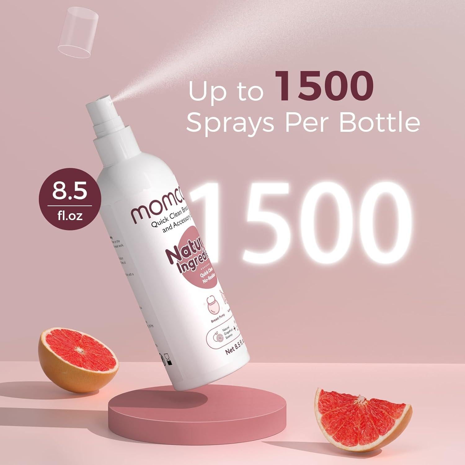 Spray Limpiador Momcozy 250 ml para Extractores de Leche