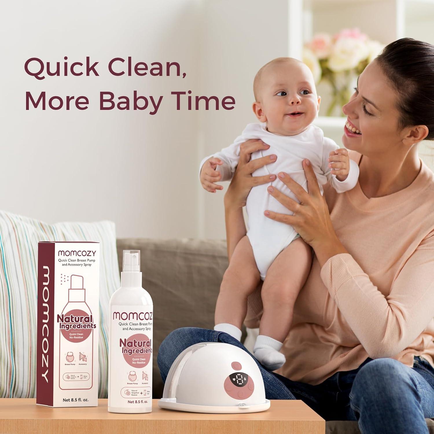 Spray Limpiador Momcozy 250 ml para Extractores de Leche