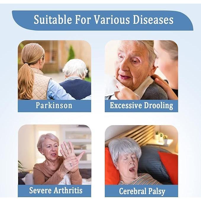 Bibs de Silicona Ajustables para Adultos Rosa - Lavables y Reutilizables