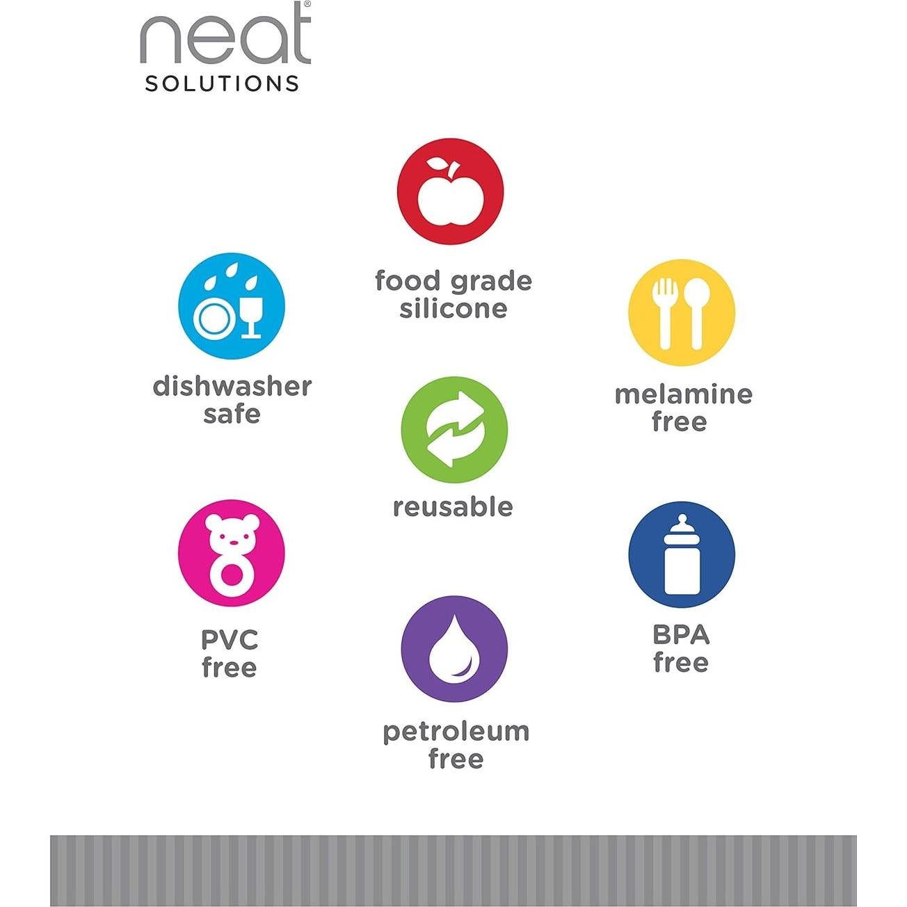 Conjunto de 3 Baberos de Silicona para Niños SC107