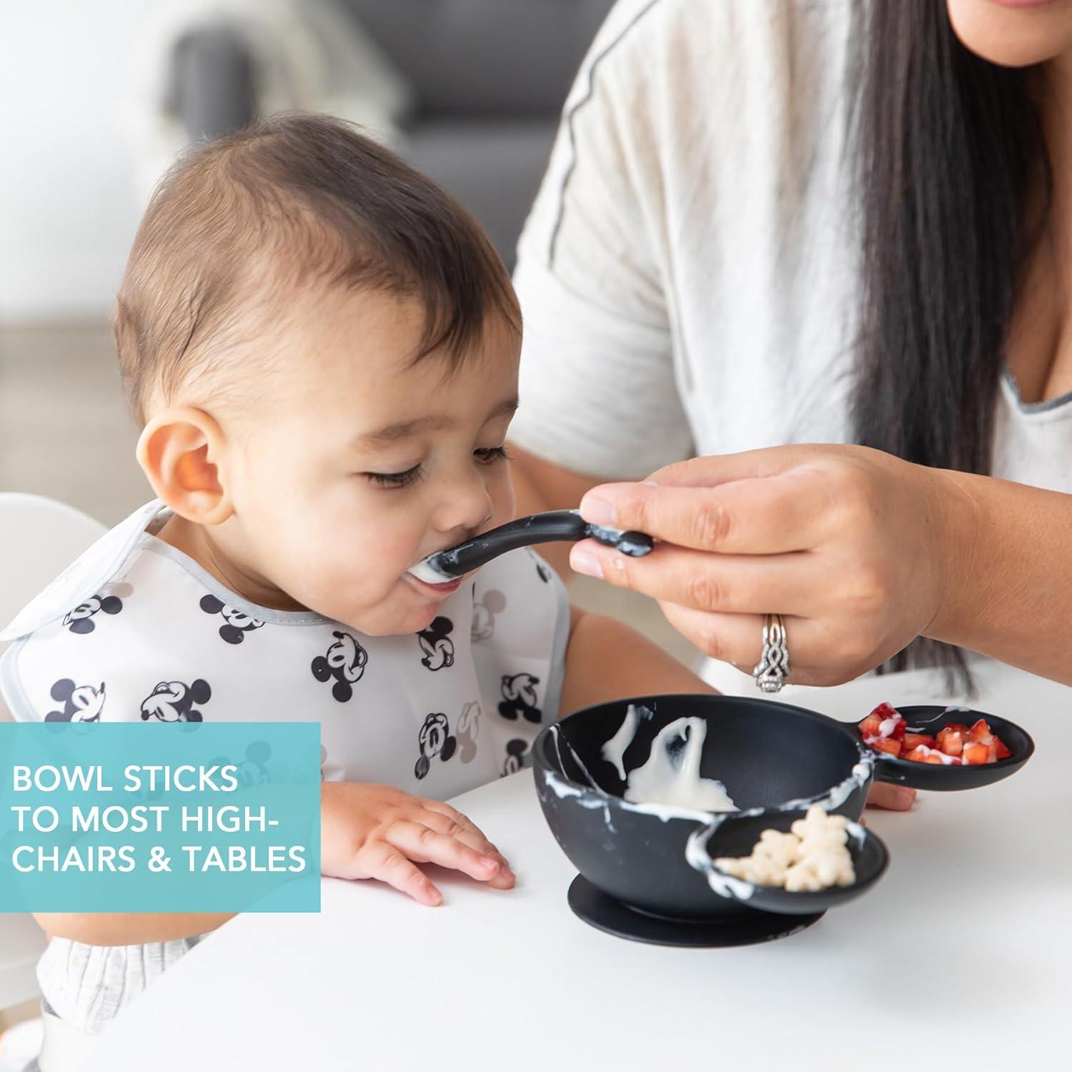 Set de Alimentación Inicial Bumkins - Silicona Mickey Mouse