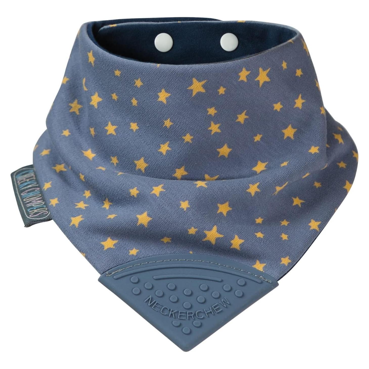 Babero de Dentición Neckerchew Cheeky Chompers 2 en 1