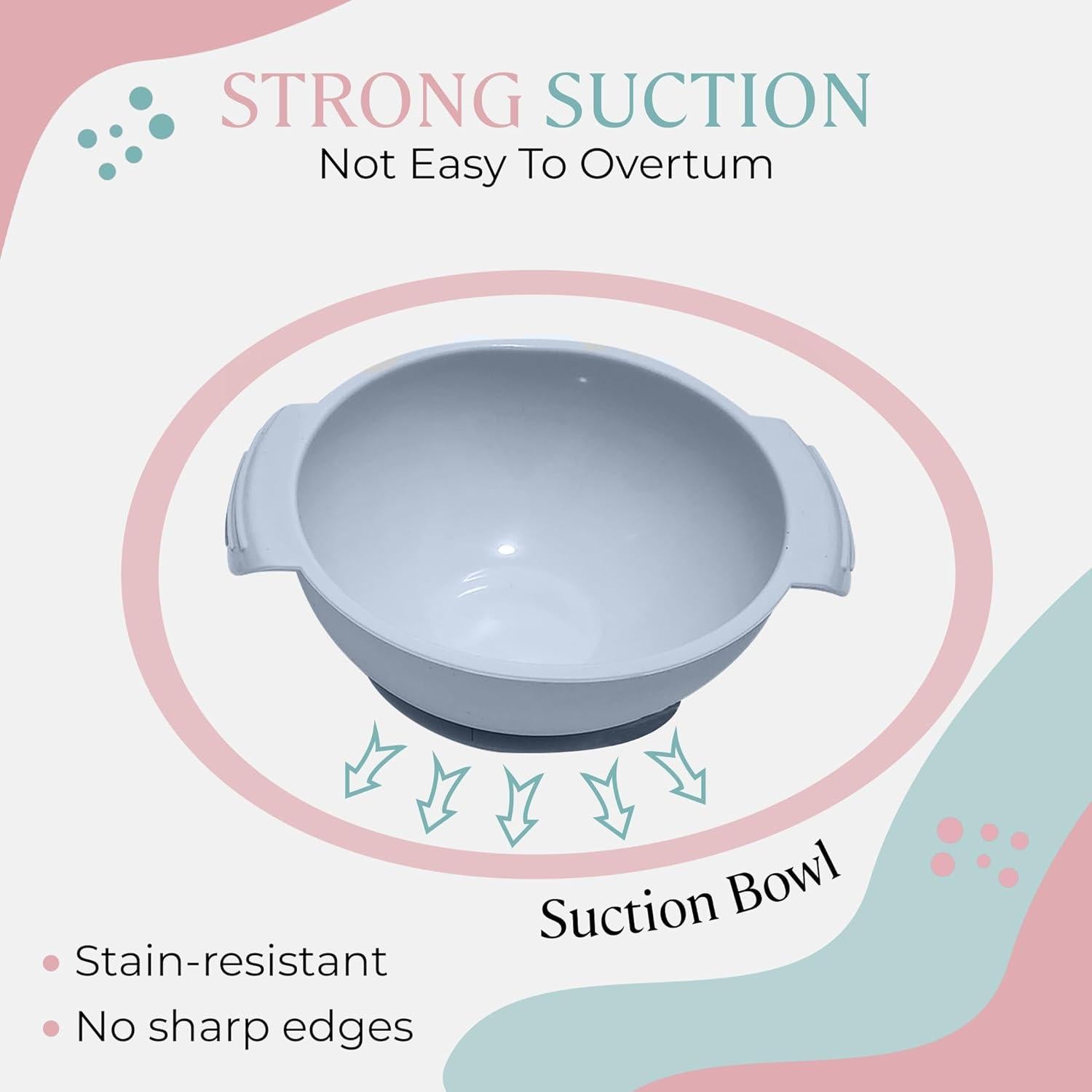 Juego de Alimentación de Silicona Elefante SiliAnimal - Incluye Tapete, Baberos, Cucharas y Cuencos