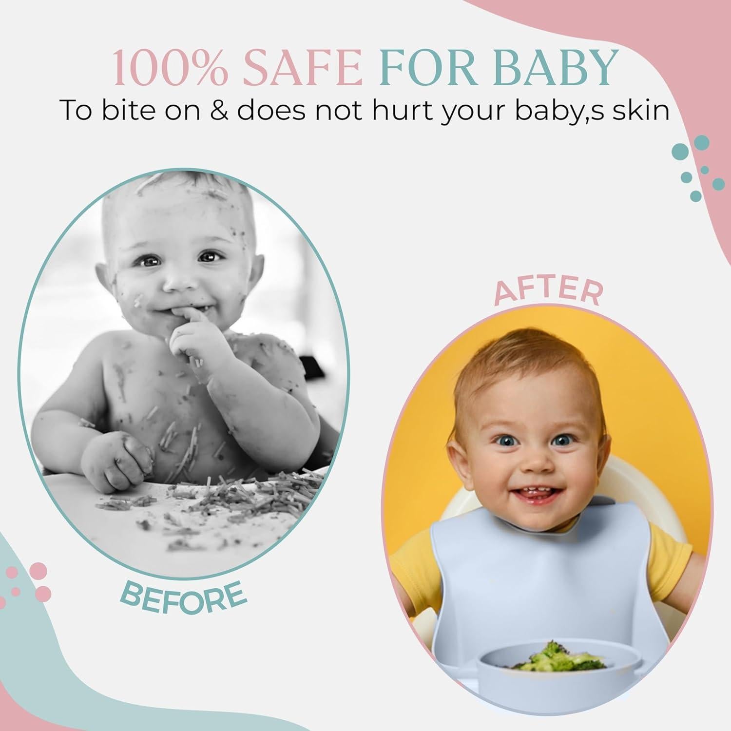 Juego de Alimentación de Silicona Elefante SiliAnimal - Incluye Tapete, Baberos, Cucharas y Cuencos