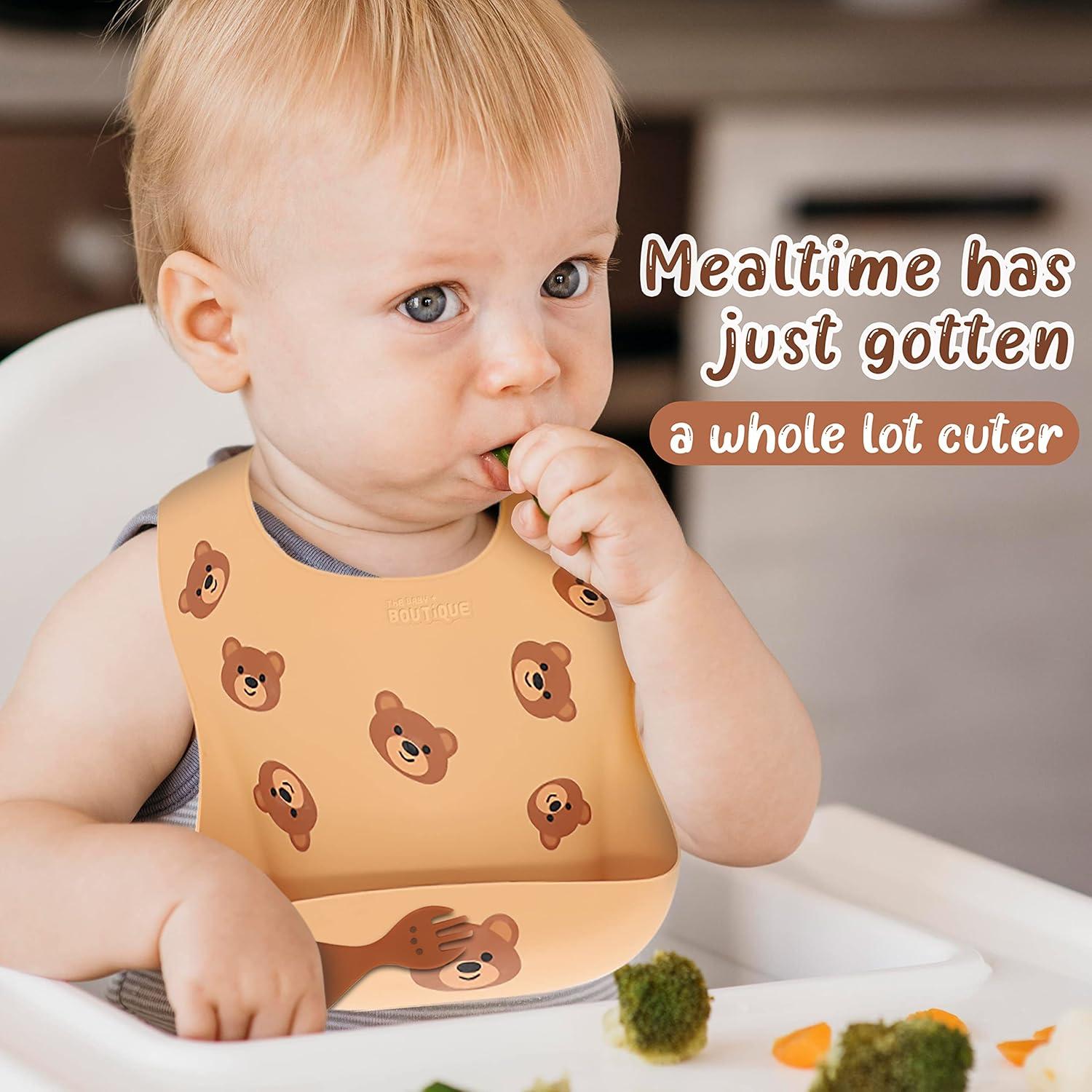 Set de Alimentación de Silicona The Baby Boutique 7 Piezas