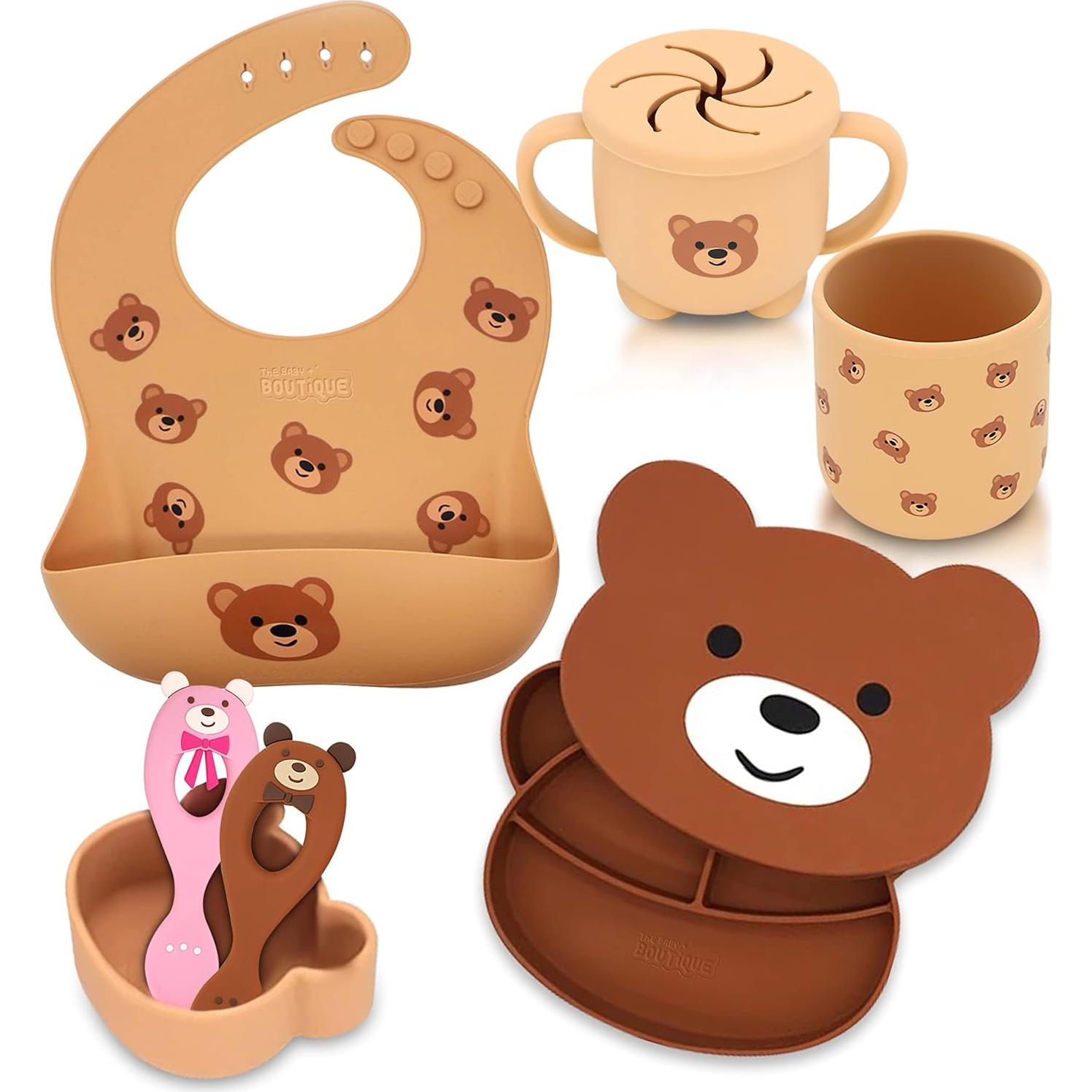 Set de Alimentación de Silicona The Baby Boutique 7 Piezas