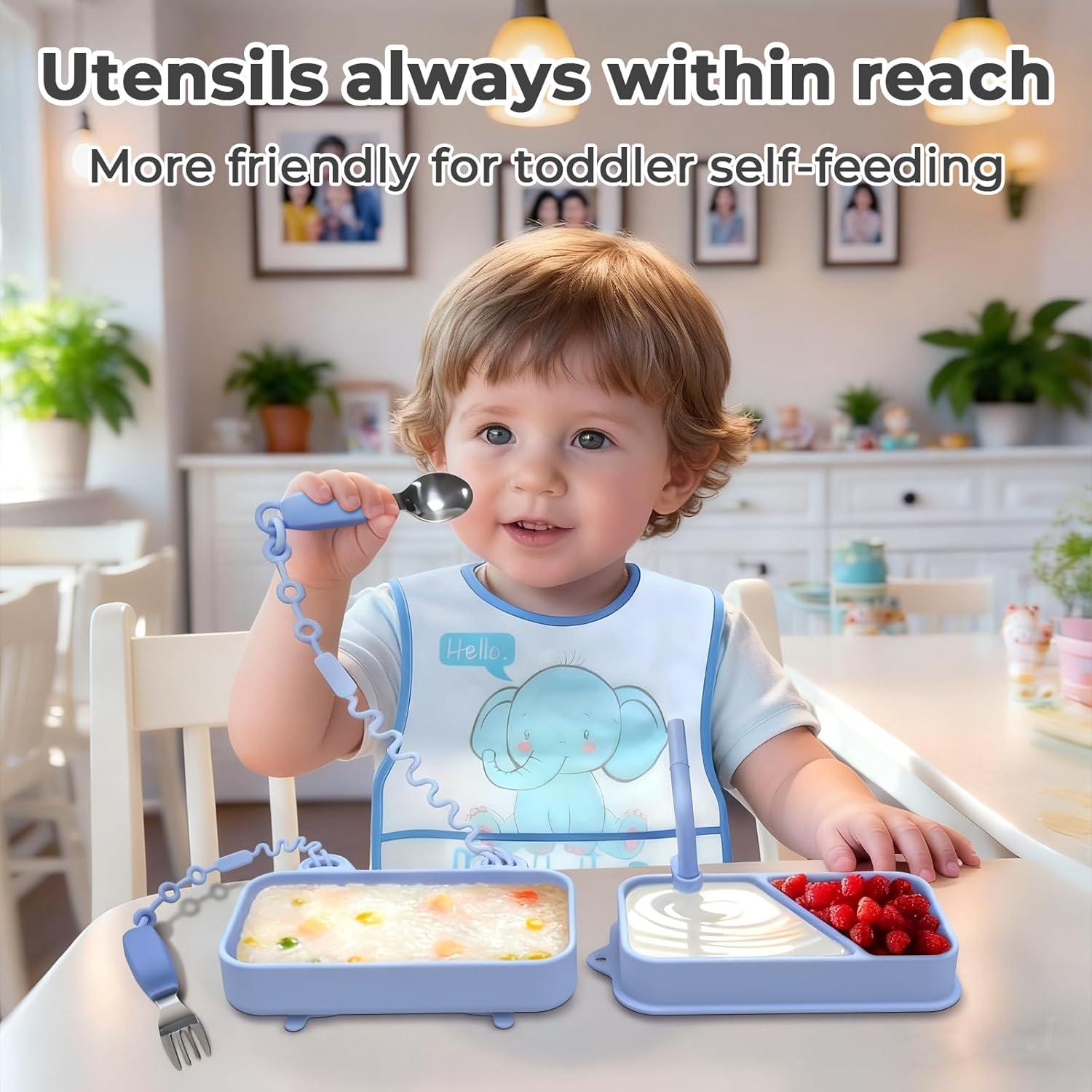 Juego de Alimentación Portátil para Bebés btrfe - 9 Piezas