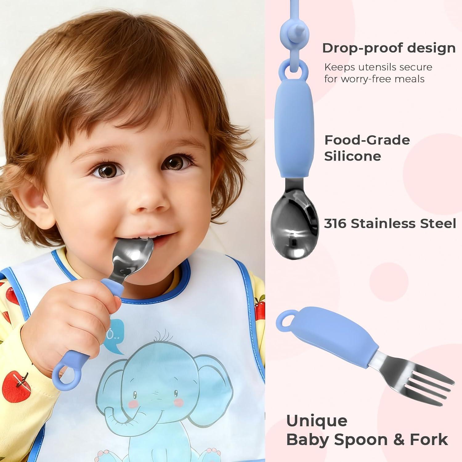 Juego de Alimentación Portátil para Bebés btrfe - 9 Piezas