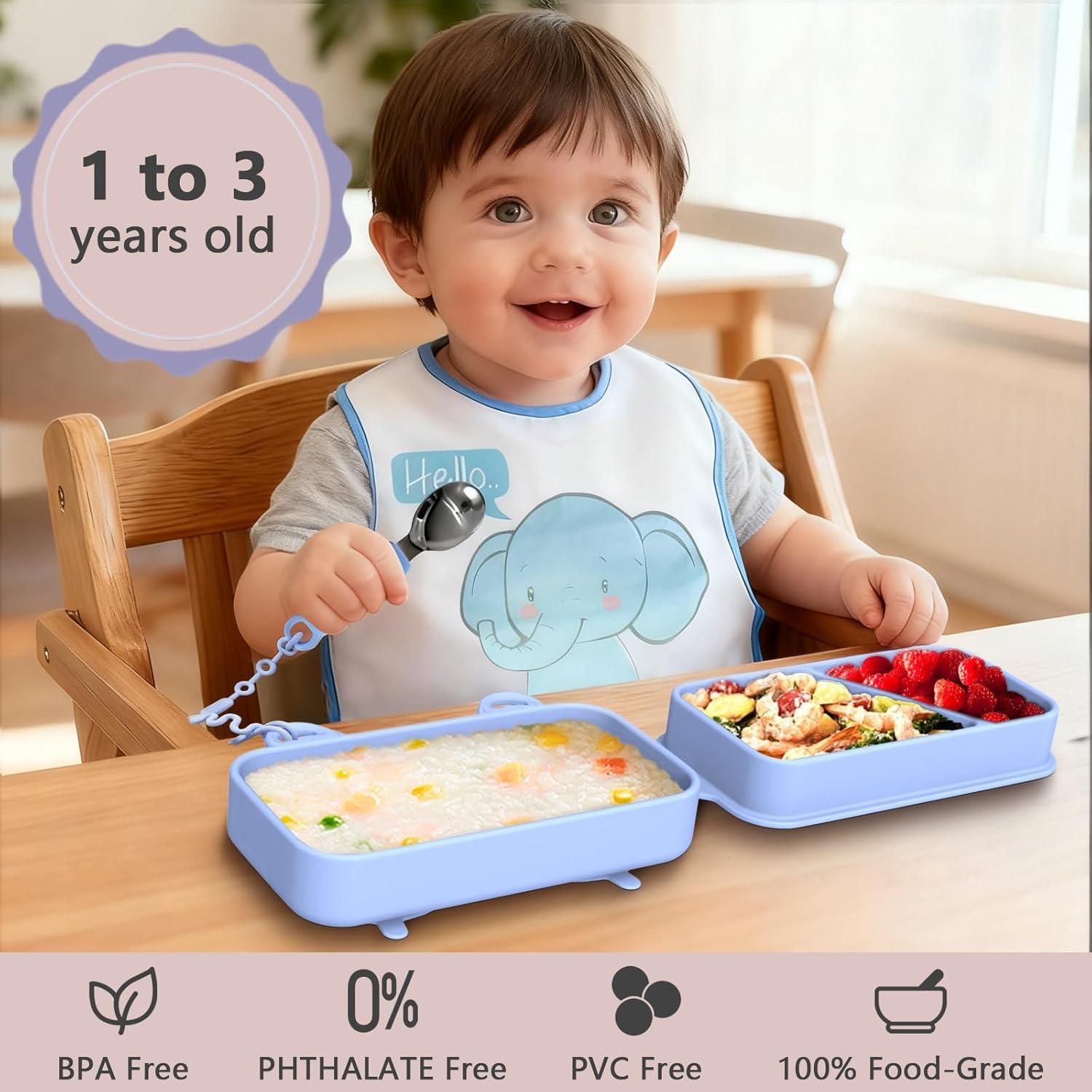 Juego de Alimentación Portátil para Bebés btrfe - 9 Piezas