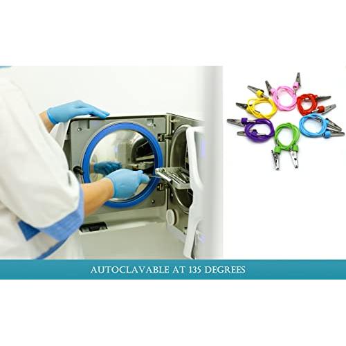 6 Clips Sujetadores de Babero Silicona Impressive Smile 57 cm