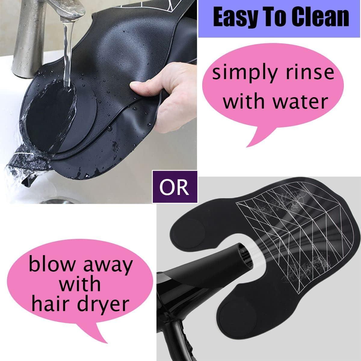 Collar de Corte de Cabello de Silicona XDONEF 54.6x42cm