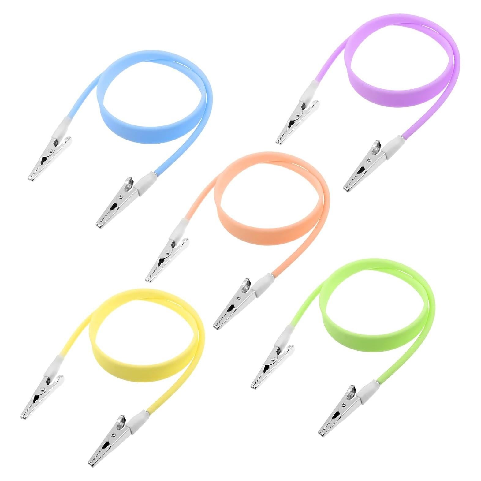 Clips para Baberos Dentales SynHHergyx - 5 Pcs Silicona Suave