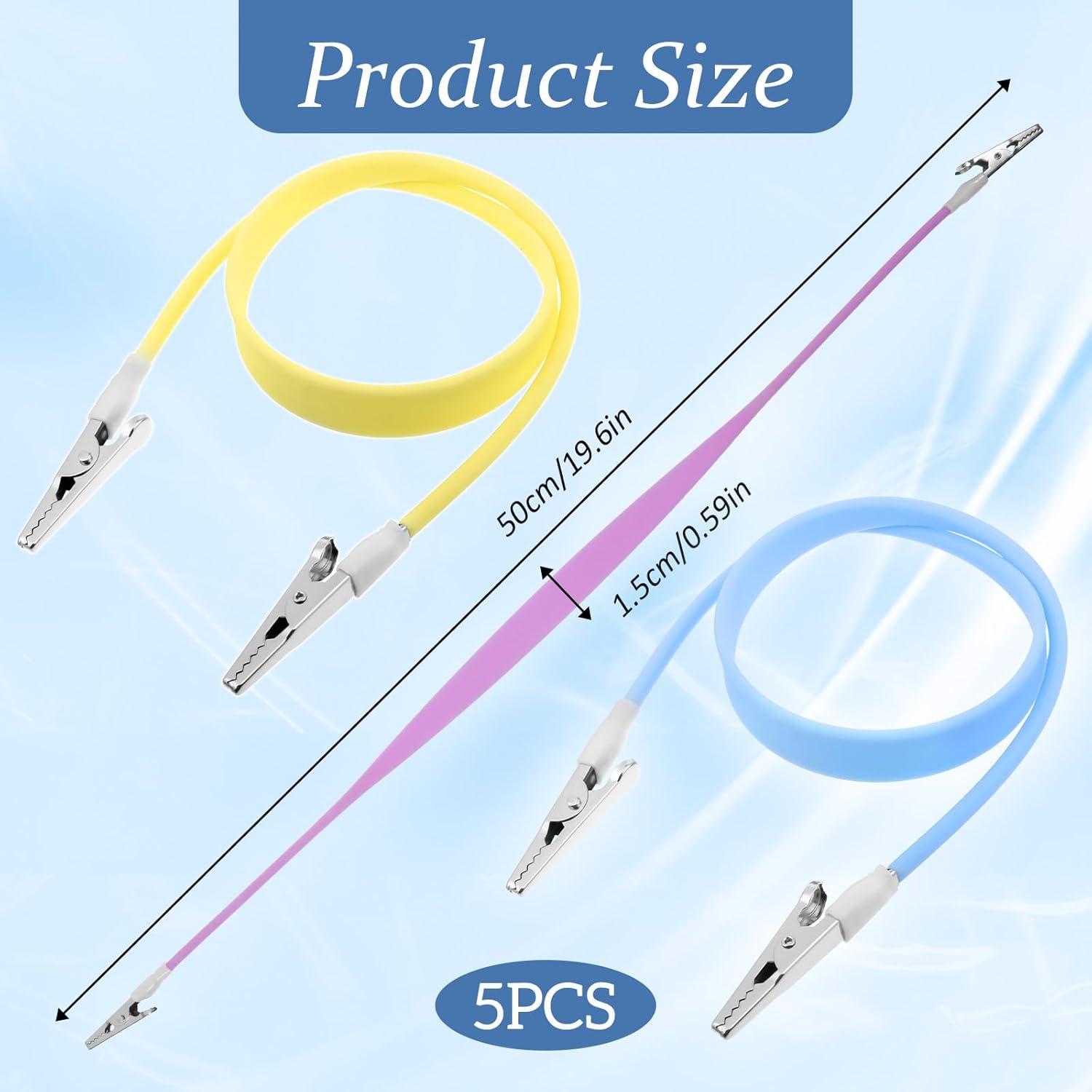 Clips para Baberos Dentales SynHHergyx - 5 Pcs Silicona Suave