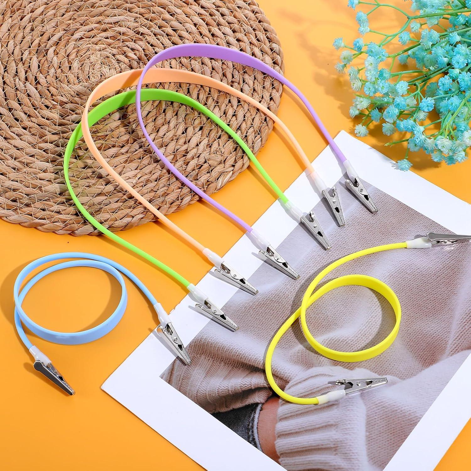 Clips para Baberos Dentales SynHHergyx - 5 Pcs Silicona Suave