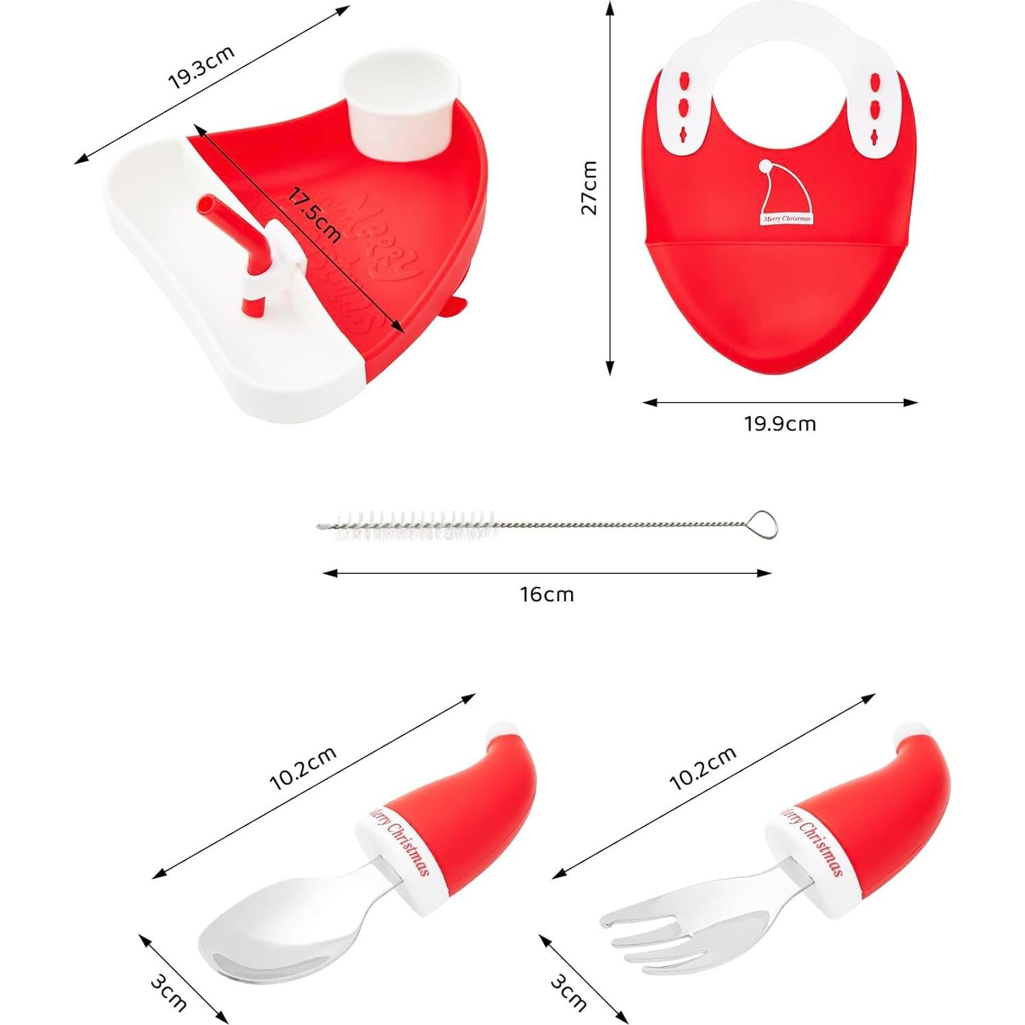 Juego de Alimentación de Silicona Ecrekhom 5 Piezas Bebés